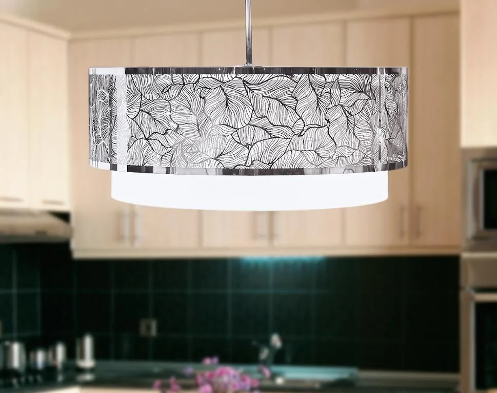 Semi-Flush Mount Ceiling Light Fixture 18"