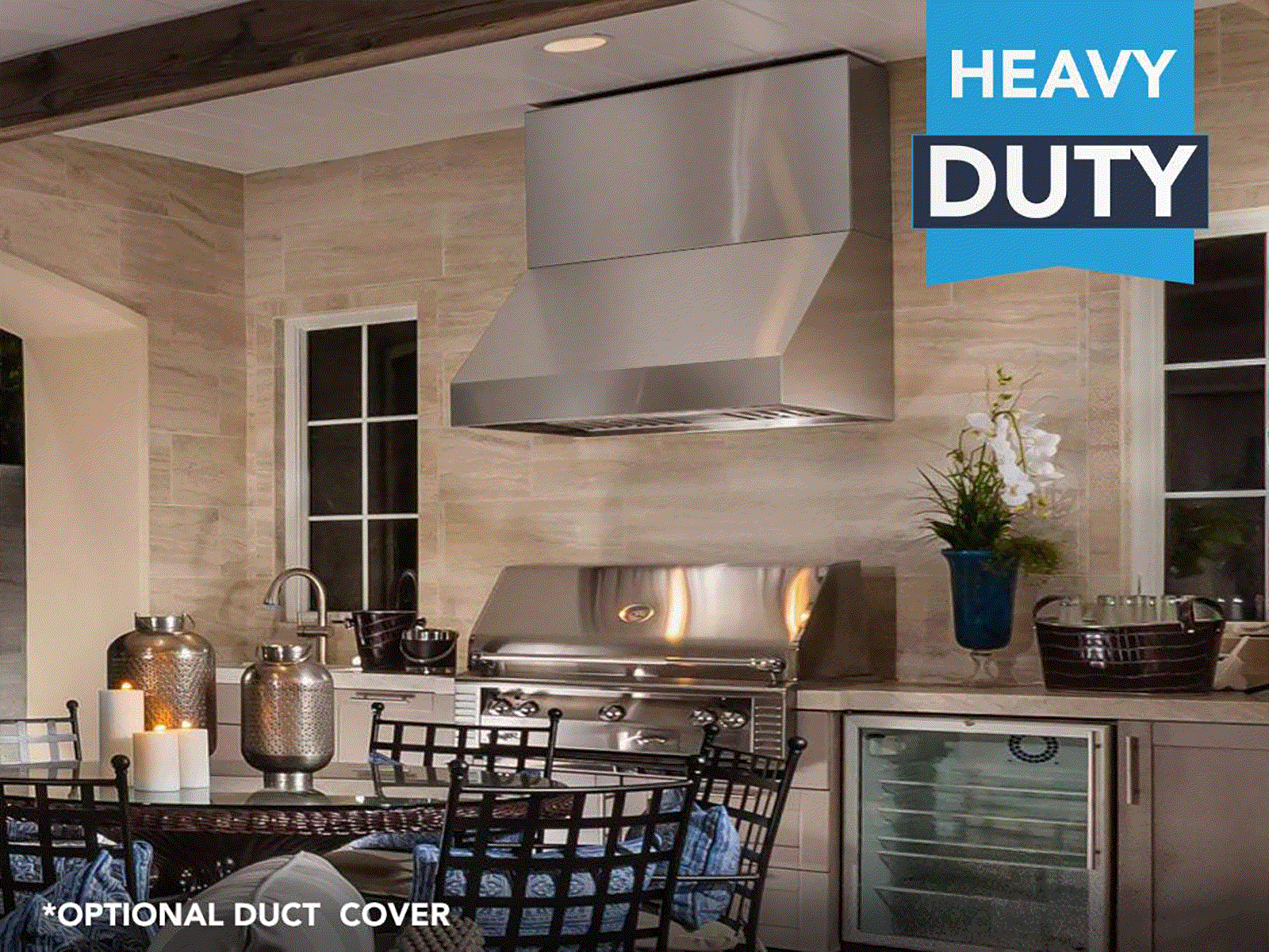 60 Inch 2300 CFM BBQ Range Hood - VICTORY Prestige - Image 3