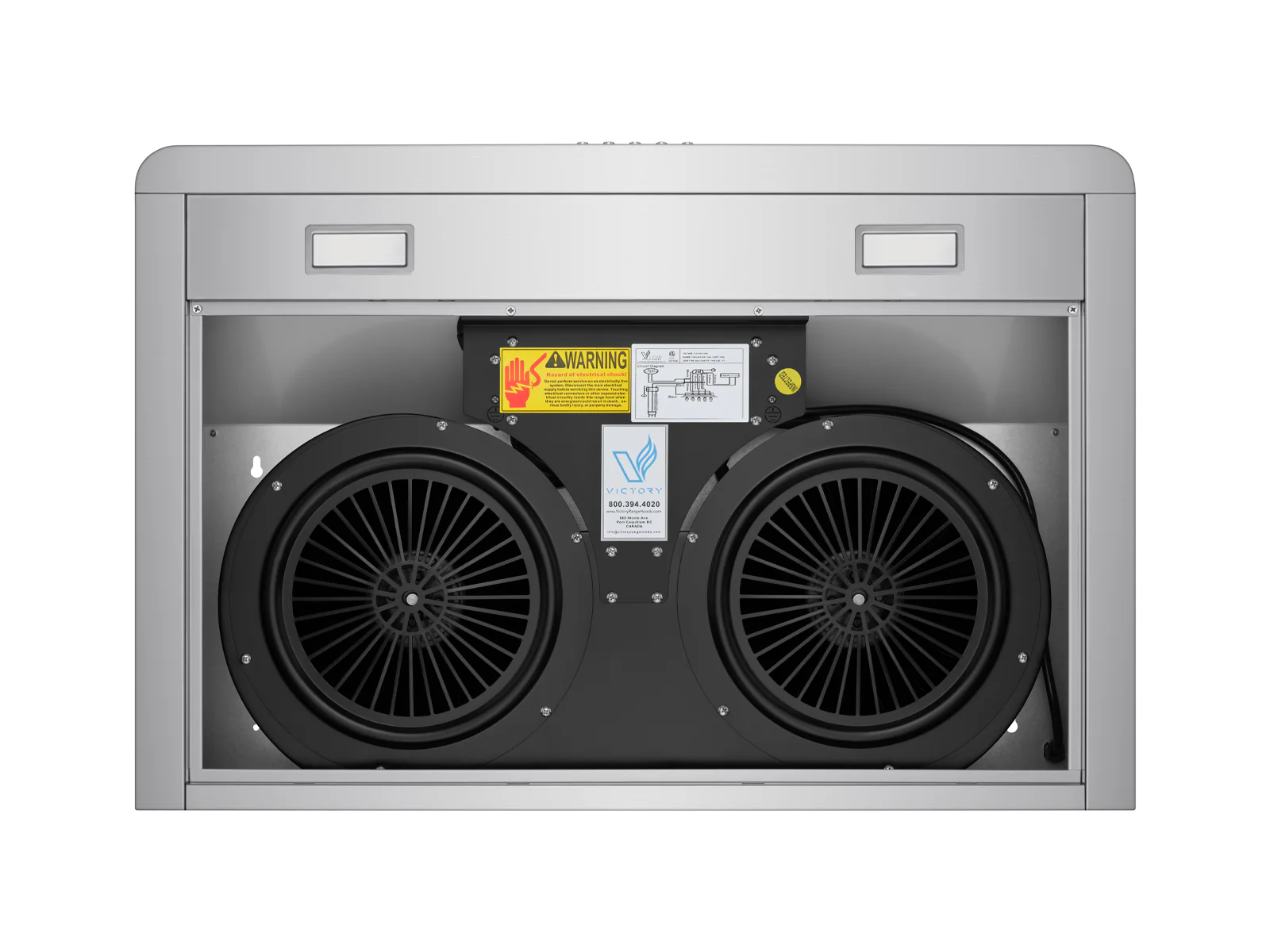 30 Inch 600 CFM Under Cabinet Range Hood with Push Button Controls - VICTORY Luna - Image 5